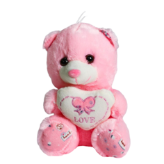 Мягкая игрушка «Медведь с сердцем», цвет розовый No Brand