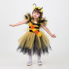 Карнавальный костюм «Пчёлка», сделай сам, корсет, ленты, брошки, аксессуары Батик