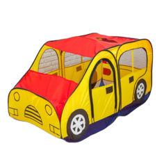 Игровая палатка «Авто», цвет красно-желтый No Brand