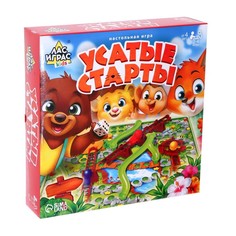 Настольная игра-бродилка «Усатые старты», 3D-поле Лас Играс