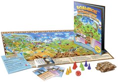 Настольная игра «Большое путешествие Россия, Беларусь, Казахстан» Нескучные игры
