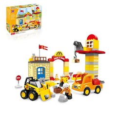 Конструктор «Городские строители», 90 деталей Kids Home Toys