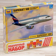 Сборная модель «Самолёт SuperJet 100» Звезда