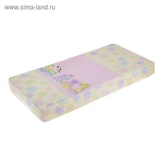 Матрас беспружинный «ЕМЕЛЯ» Стандарт, 120х60х12 см, цвет МИКС Сонная Сказка