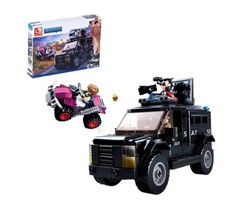 Конструктор «Полиция: Погоня», 293 детали Sluban