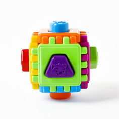 Развивающая игрушка Логический куб «Геометрик» 10,5х10,5х10,5см. Alternativa