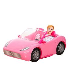 Кукла-модель «Лена» на машине, с аксессуарами No Brand