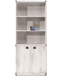 Стеллаж комбинированный Индиана JREG 2do Black Red White