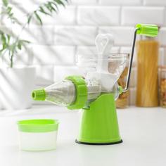 Соковыжималка механическая Fresh, цвет зелёный No Brand