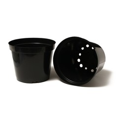 Горшок для рассады, 15 л, 32 × 24 см, чёрный, Greengo