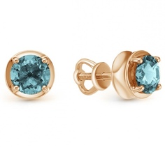 Серьги из серебра с топазом Империал С01350/Ag-607/20ПОЗ Imperial