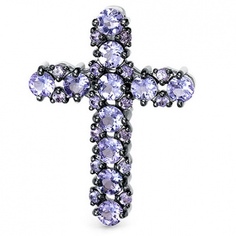 Кулон из серебра с танзанитом Империал П1065/Ag-608 Imperial