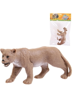 Фигурка Abtoys Юный натуралист: Дикие животные и птицы Львица резиновая PT-01702