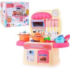 Oubaoloon 38х18х37 см, с посудой и продуктами, свет, звук, в коробке