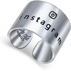 Кольцо из серебра с эмалью р. 17 Silver Wings 21inst-198