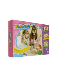 Песок Shantou Живой песок 300 г 10 формочек 3 лопатки 106277