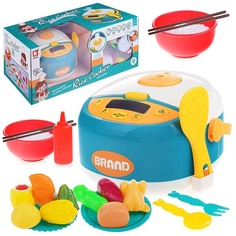 Oubaoloon свет, звук, пар, с посудой и продуктами, в коробке