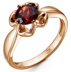 Кольцо из серебра с гранатом р. 18 Империал К1262/Ag-607/11ПОЗ Imperial