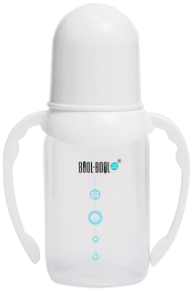 Бутылочка для кормления SIMPLE MED +, классика, с ручками, 125 мл., от 0 мес., медл. поток Bool Bool Baby
