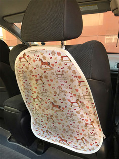 Накидка на спинку сиденья JoyArty Качалка лошадка, 45х62