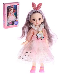 Кукла КНР модная, шарнирная, Милашка в платье