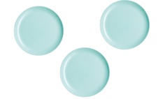 Набор тарелок обеденных Дивали Лайт Тюркуаз 25 см 3 шт Luminarc