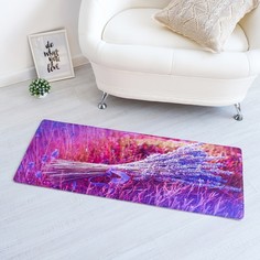 Ковер Этель "Лаванда" 45*120 см, велюр, поролон 400г/м2