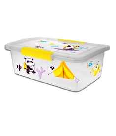 Ящик детский с крышкой на защелках "Panda", 11л Little Angel
