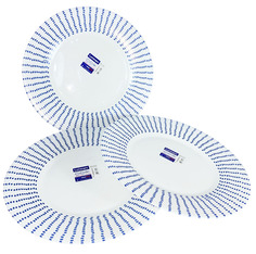 Набор тарелок обеденных КАРИБЕННЕ БЛЮ 3 шт 28 см Luminarc