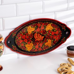 Поднос «Керженский», большой,хохлома No Brand