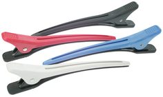 Зажим для волос Dewal пластик, цветной, 4 шт