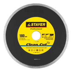 Отрезной диск по камню для угловых шлифмашин Stayer 3665-180_z01