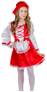 Карнавальный костюм для девочек р 134 Карнавалия Красная шапочка в ассортименте