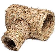 Домик для мелких животных Triol Natural Труба, из луговых трав, 29x25x16 см