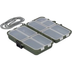 Рыболовный ящик Mikado UACH-H404 зеленый 11,4х6,2х3,4 см