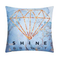 Наволочка декоративная Этель Shine bright 60х60 см, 100% хлопок No Brand