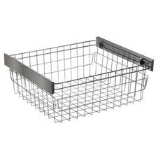 Корзина для белья SMART, в модуль 800 мм, графит, без направляющих GTV