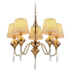 Люстра потолочная ILLUMICO E14 IL6176-5P-27 GD