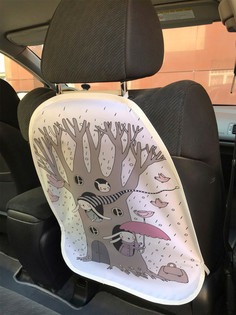 Накидка на спинку сиденья JoyArty Домик в дереве, 45х62