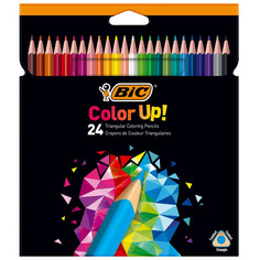 Карандаши цветные Bic Color UP 24 цвета