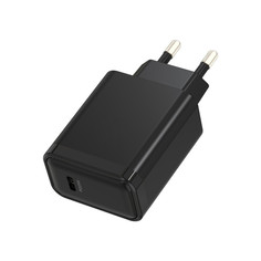 Сетевое зарядное устройство USB-C PD 20W Black No Brand