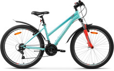 Велосипед Aist Quest W 26 2022 рост 16 бирюзовый Аист