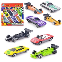 Игрушечная машинка Oubaoloon металлические, M 1:64, 8 шт