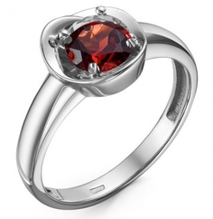 Кольцо из серебра с гранатом р. 18 Империал К1265/Ag-607/11 Imperial