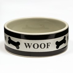 Миска керамическая "Косточки" №1 (0,29 л.) No Brand