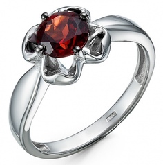 Кольцо из серебра с гранатом р. 19,5 Империал К1262/Ag-607/11 Imperial