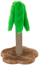 Когтеточка-столбик Дарэлл ЧИП, Пальма, джут, коричневая, 35x35x50 см