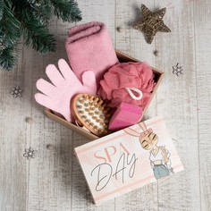 Подарочный набор Этель Spa day полотенце 30х60см и аксс (5 предм.) No Brand