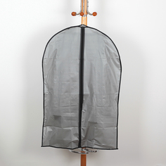 Чехол для одежды плотный Доляна, 60×90 см, PEVA, цвет серый No Brand