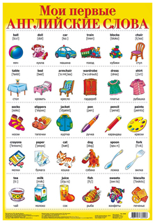 Плакат Дрофа-Медиа Мои первые Английские Слова-1